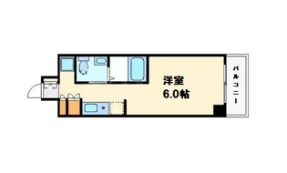 エスリード心斎橋西【10階】の間取り