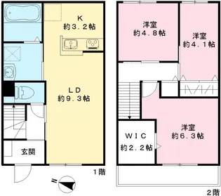 クロシェットの間取り