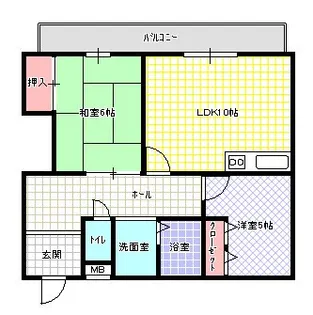 グランフォルム彩都【2階】の間取り