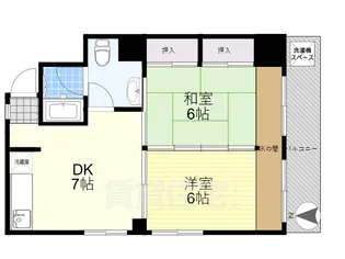 石山マンション【6階】の間取り