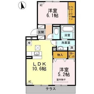 Sビレッジ【1階】の間取り