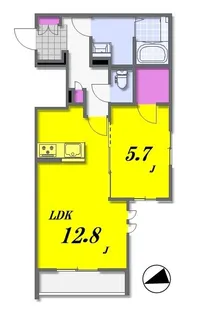 BELLDEMEEURE成増~ベルドミールナリマス~【1階】の間取り