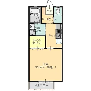フラットメゾン【2階】の間取り