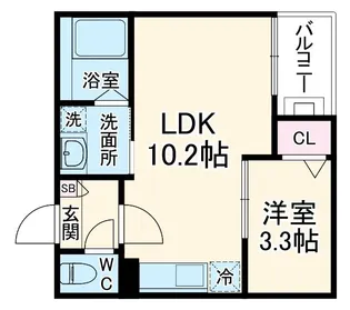 Jack funamachiI【2階】の間取り