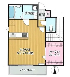 ミルティーユ【1階】の間取り