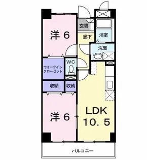 ポポラーレ【1階】の間取り