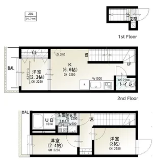 ソルナクレイシア荻窪IVの間取り
