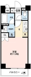 レジデンシャルスター三軒茶屋【3階】の間取り