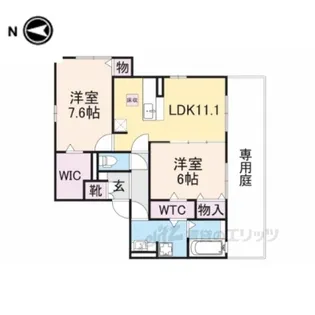 マ・メープル【1階】の間取り