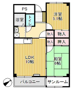 クオーレ【3階】の間取り