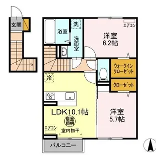 ソフィア【2階】の間取り