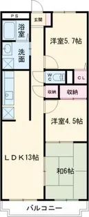 マンションソニア【5階】の間取り