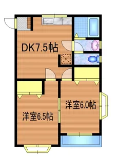 貢栄ハイツ【3階】の間取り