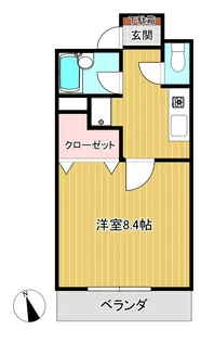アンソレイユ宮前平【1階】の間取り