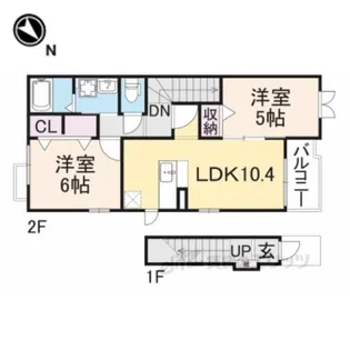 エバーローレル【2階】の間取り