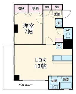 ラフィネ・シャンブル【2階】の間取り