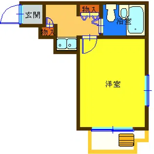 アートイン元住吉【4階】の間取り