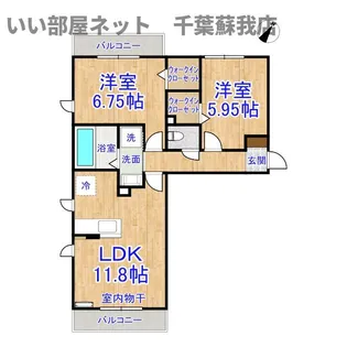エスペランサAB【3階】の間取り