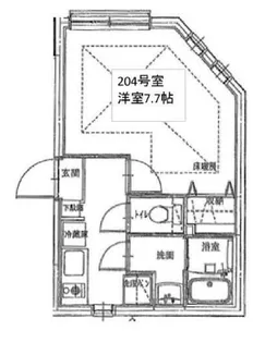 ピアコートTM武蔵関壱番館【2階】の間取り