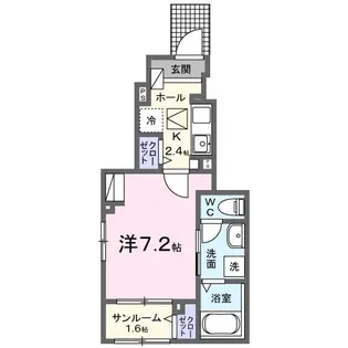 Luana【1階】の間取り