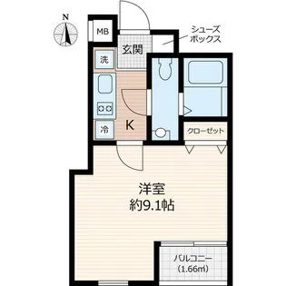 Beverly Homes 下赤塚【3階】の間取り
