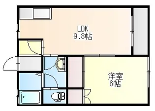 ビレッジひまわりIII【1階】の間取り
