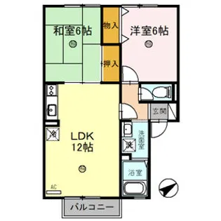 リアルコンフォート【2階】の間取り