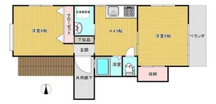 コーポ田村【2階】の間取り