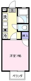 サニードミール【1階】の間取り