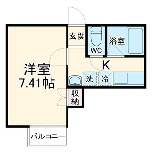 ステーションライツ志津【2階】の間取り