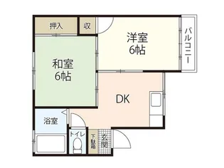 宇品東マンション【3階】の間取り
