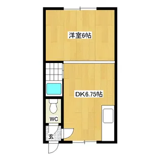 ニューハウス南陽【1階】の間取り