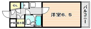 ユーロハイツ東天満【4階】の間取り