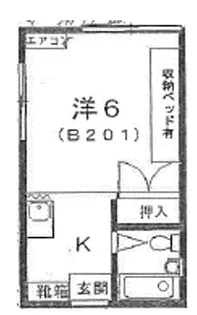 セレーノ下助任【1階】の間取り