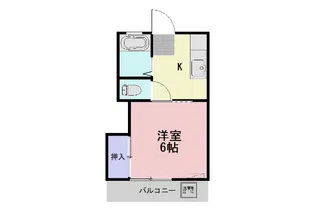 日越ハイツ【1階】の間取り