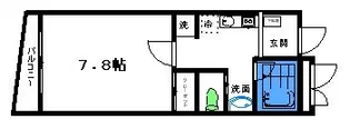 クリスタルアイボリー大森【2階】の間取り
