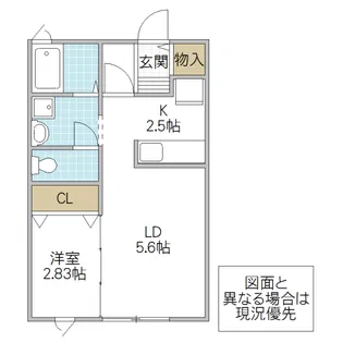 プレジール【2階】の間取り