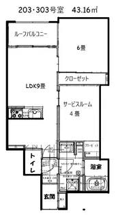 こあらバウ立石【2階】の間取り