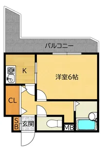 エターナルスライヴ【5階】の間取り