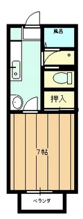 ハイツグローリアス【1階】の間取り