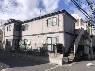 フラット上馬【1階】の外観