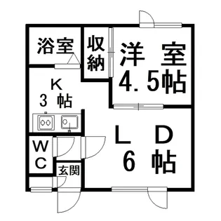 鈴木マンション【2階】の間取り