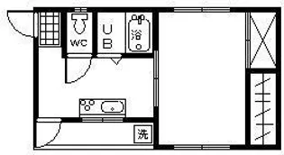 桜小路ビル【3階】の間取り