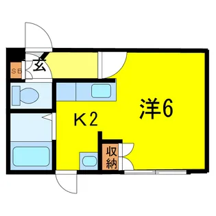 ピュアライフ緑が丘【2階】の間取り