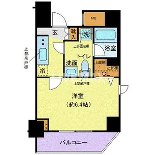 クレヴィスタ大森【6階】の間取り