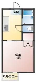 グリーンビレッジ大竹【1階】の間取り