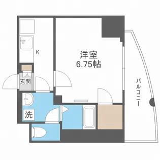 LUXE難波WEST【15階】の間取り