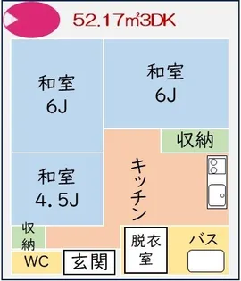 青南ハイツ【1階】の間取り