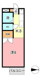 ゼフィール C【1階】の間取り