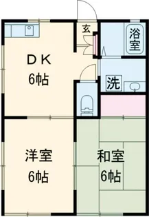 エクセルみなみI【1階】の間取り